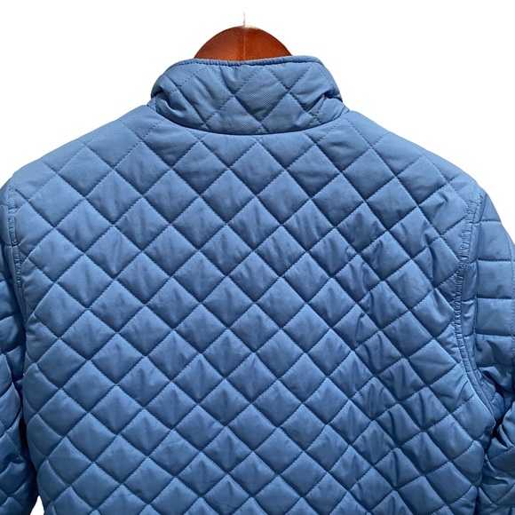 Style & Co Sport Blue Quilted Winter Coat M - Picture 4 of 8